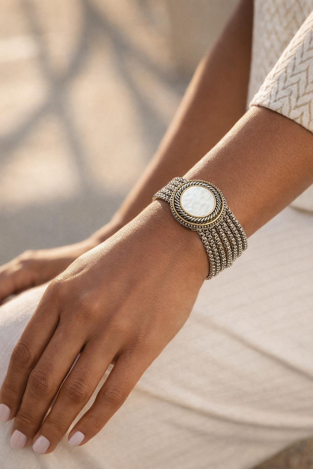 Brazalete Madre Perla / Stainless Steel Bracelet