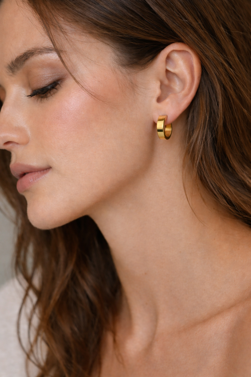 Stainless Steel gold earrings