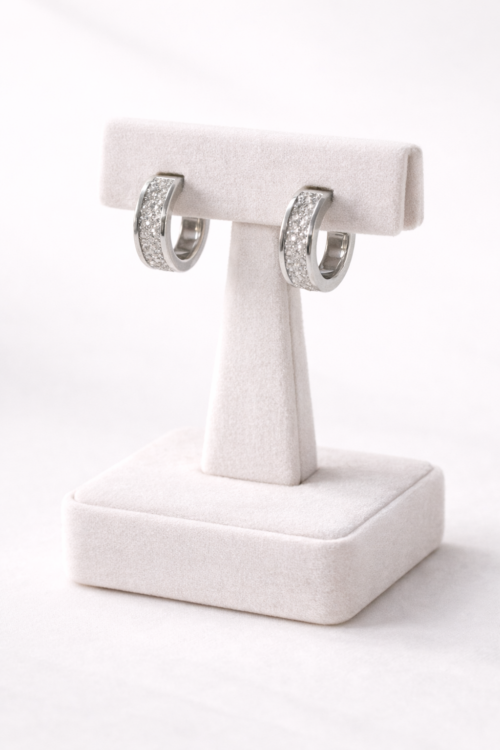 Stainless Steel silver earrings