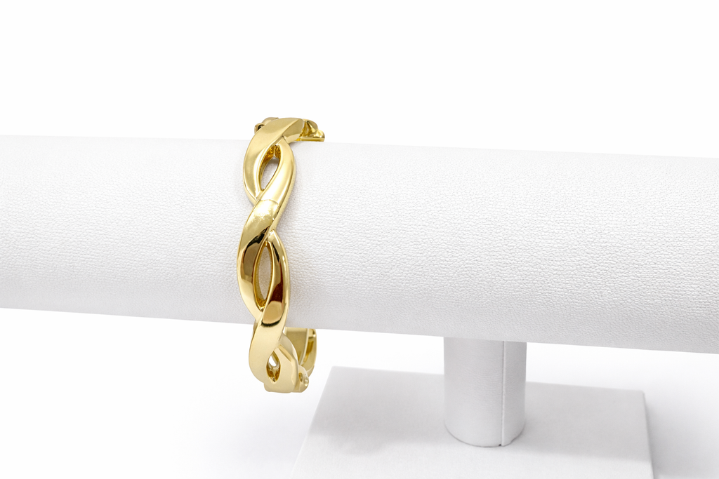 Gold Hinged Bracelet