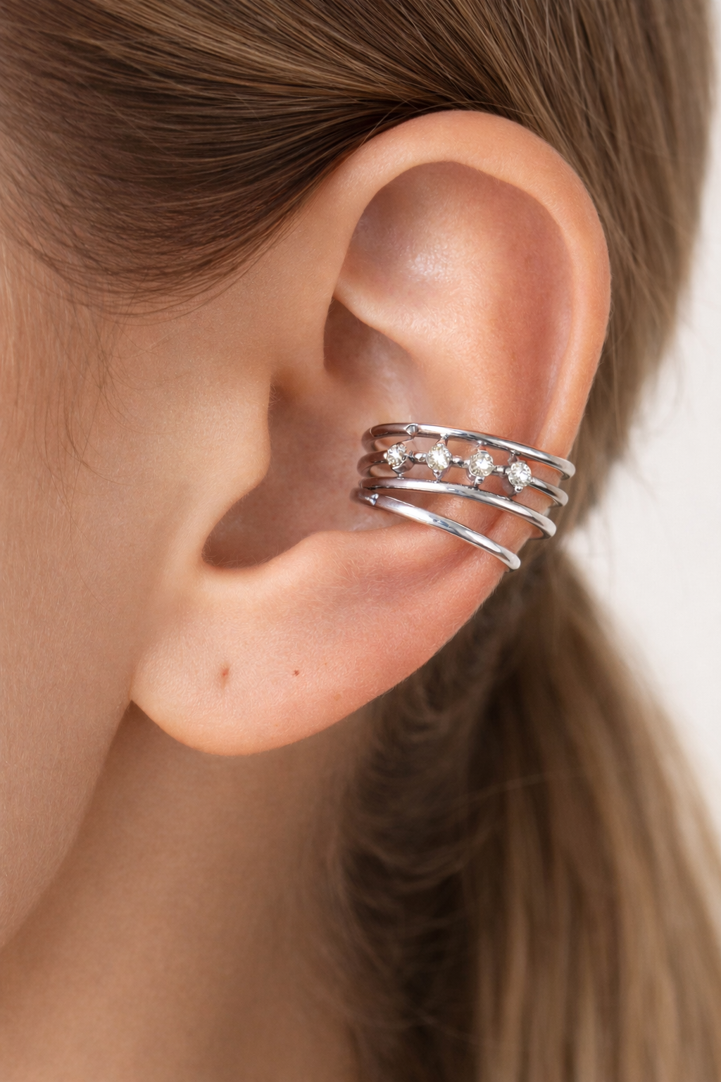 Ear cuff silver