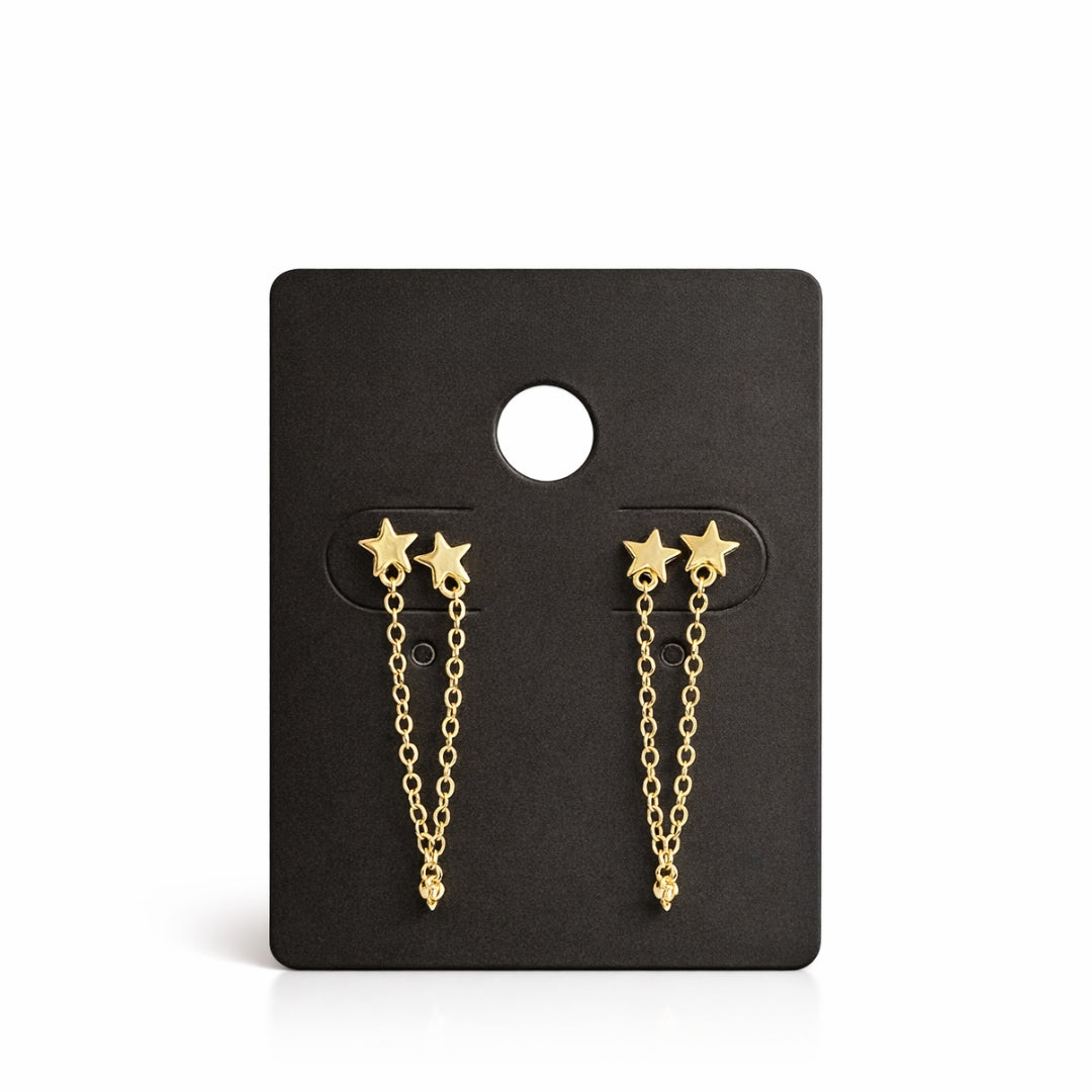 Gold double stars chain